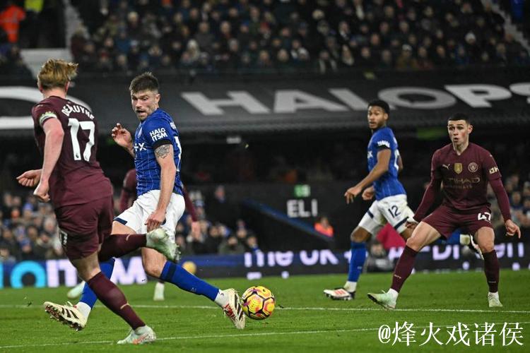 英超-哈兰德破门福登双响 曼城6-0伊普斯维奇