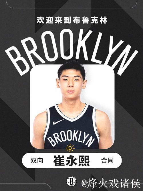崔永熙将与篮网签下双向合同 年薪58万美元